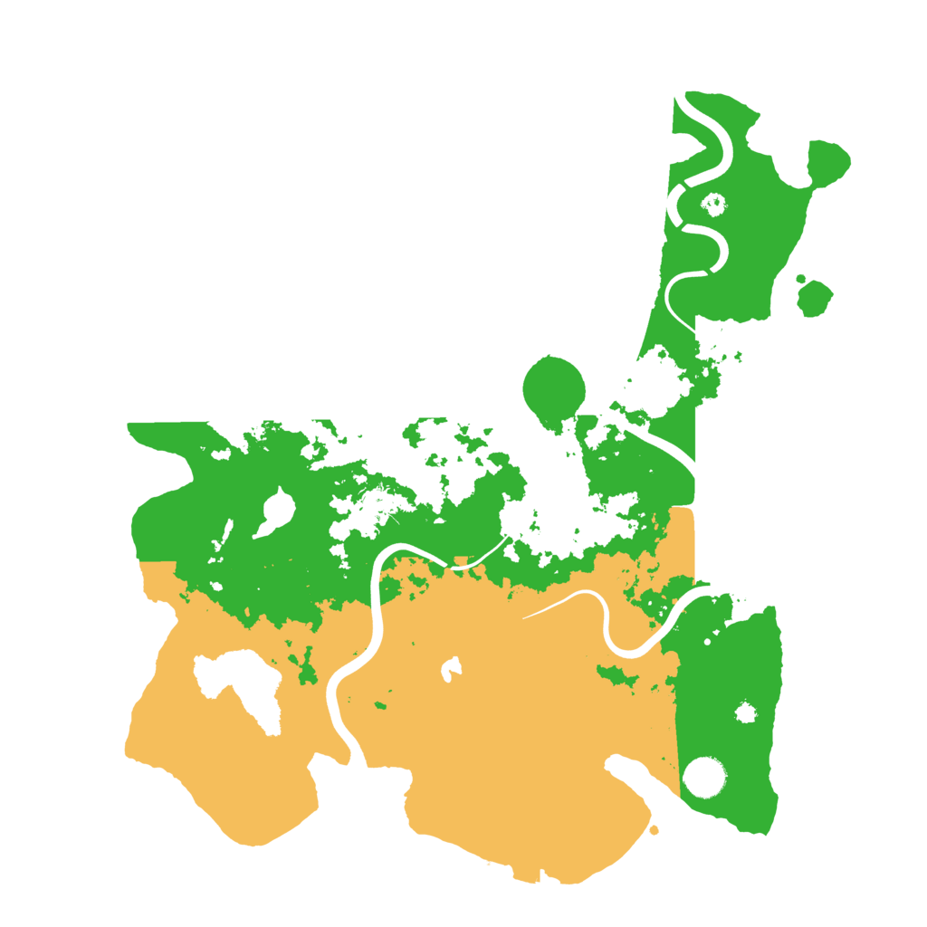 Biome Rust Map: Procedural Map, Size: 4000, Seed: 12001