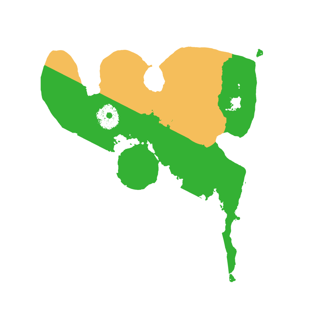 Biome Rust Map: Procedural Map, Size: 2100, Seed: 3