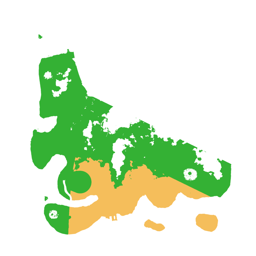 Biome Rust Map: Procedural Map, Size: 3000, Seed: 10772