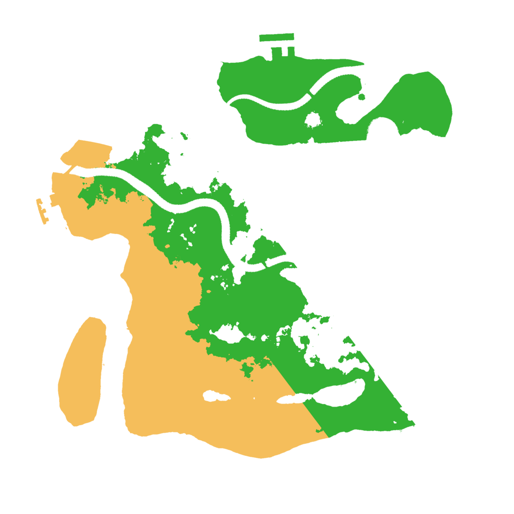 Biome Rust Map: Procedural Map, Size: 3000, Seed: 27598