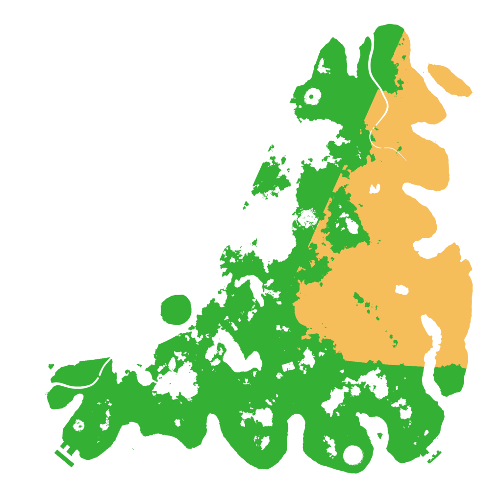 Biome Rust Map: Procedural Map, Size: 4500, Seed: 1710754619