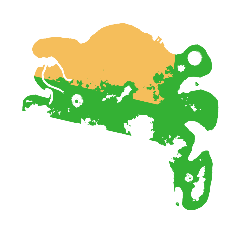 Biome Rust Map: Procedural Map, Size: 3000, Seed: 26390