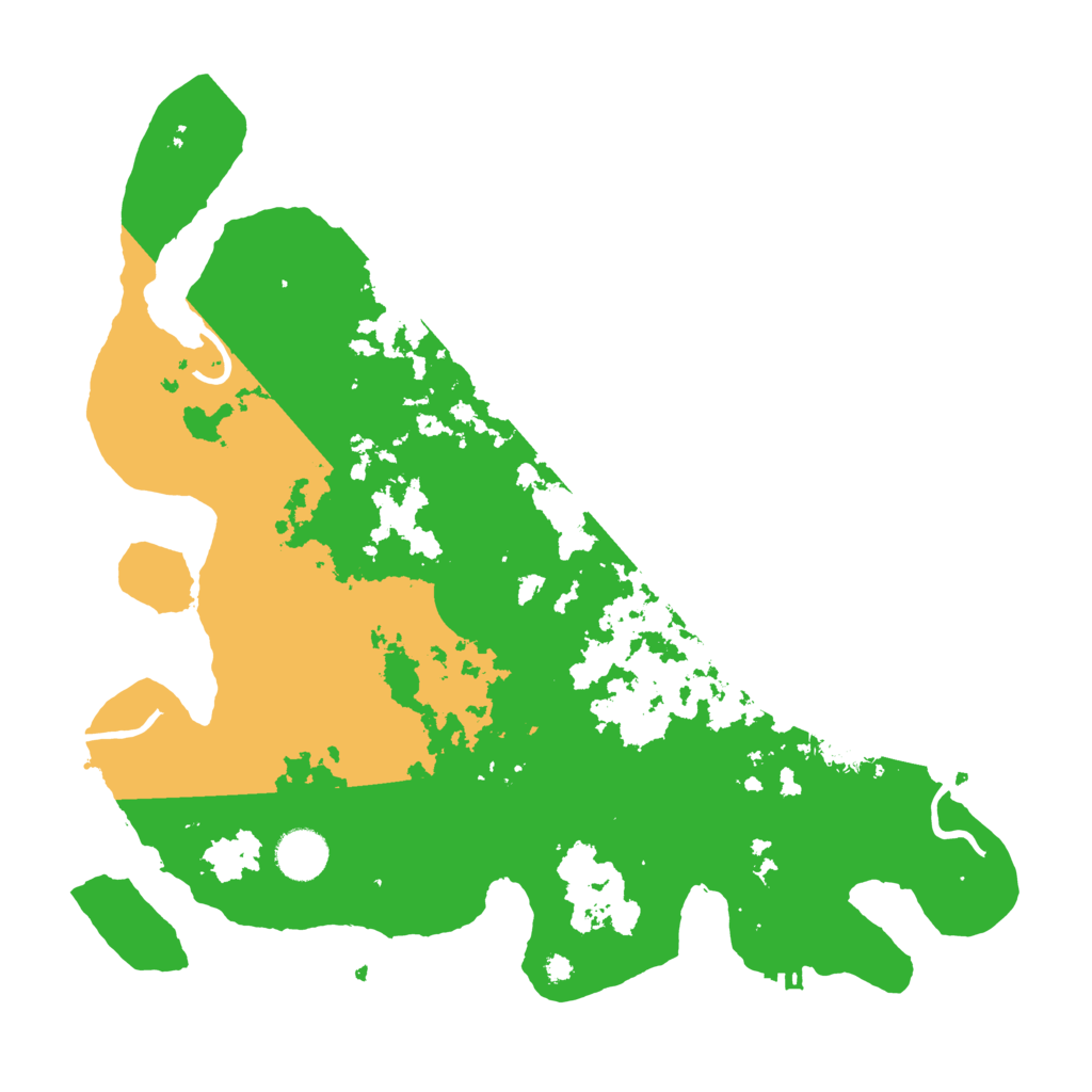 Biome Rust Map: Procedural Map, Size: 3700, Seed: 434588897