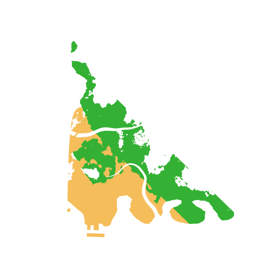 Biome Rust Map: Procedural Map, Size: 3000, Seed: 784410223