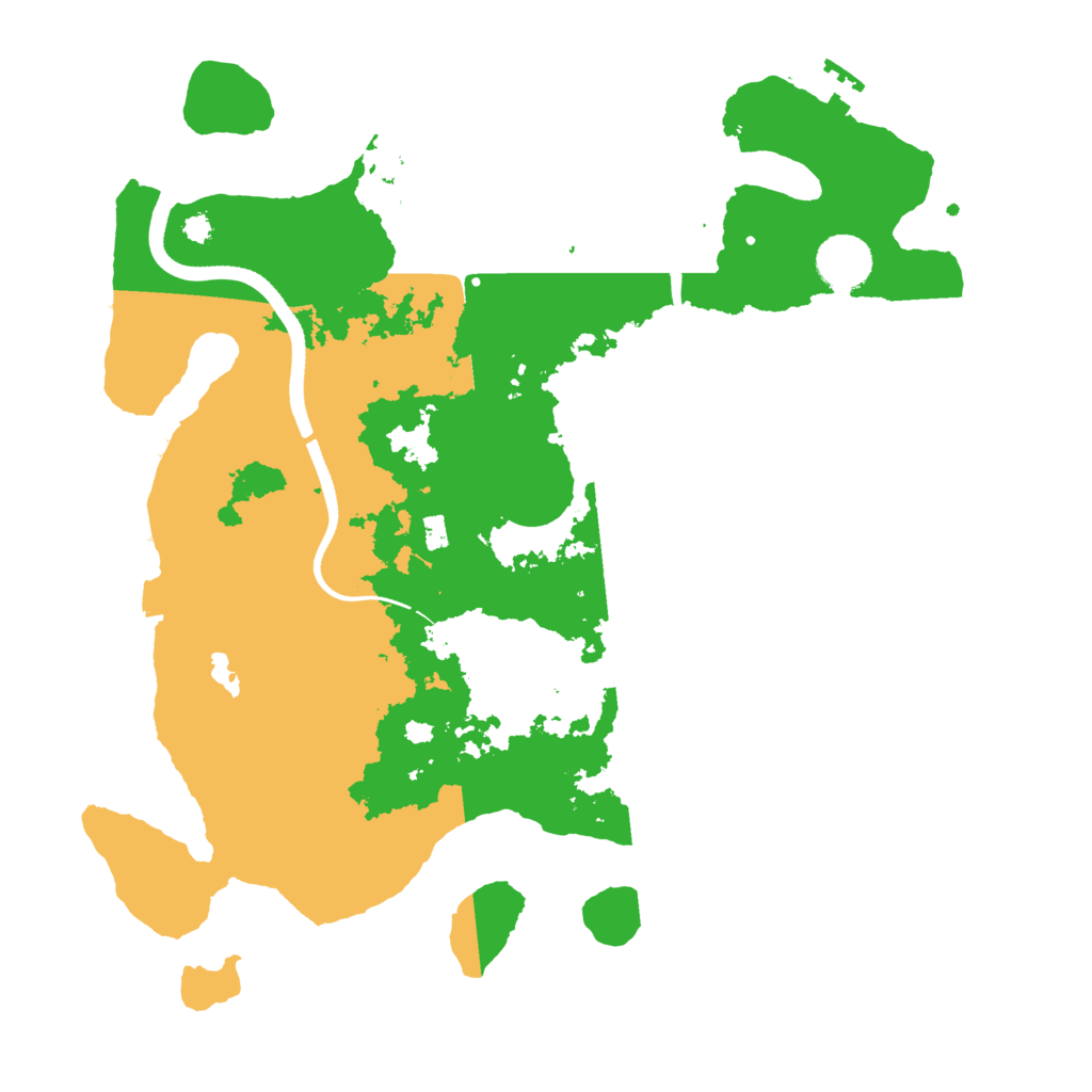 Biome Rust Map: Procedural Map, Size: 3500, Seed: 98642557
