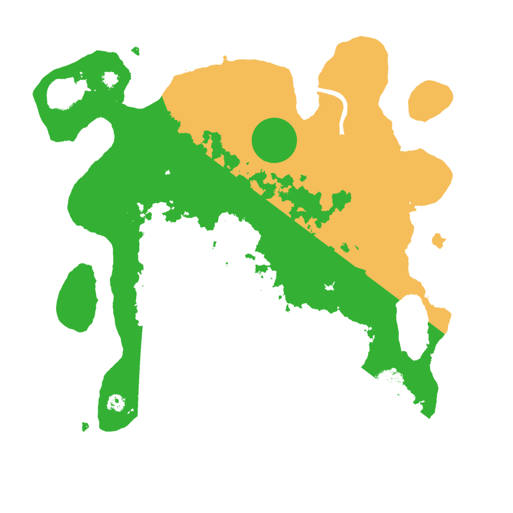 Biome Rust Map: Procedural Map, Size: 3000, Seed: 15346