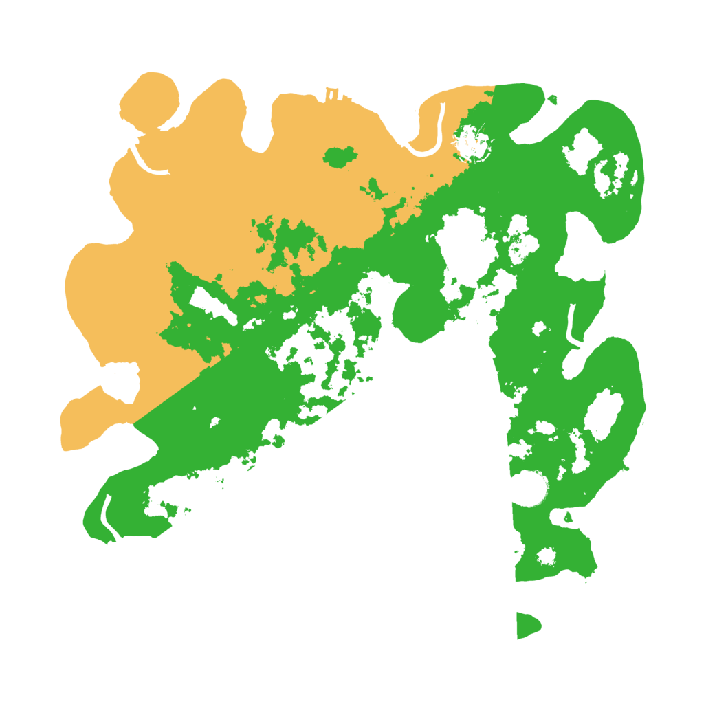 Biome Rust Map: Procedural Map, Size: 3500, Seed: 2043767