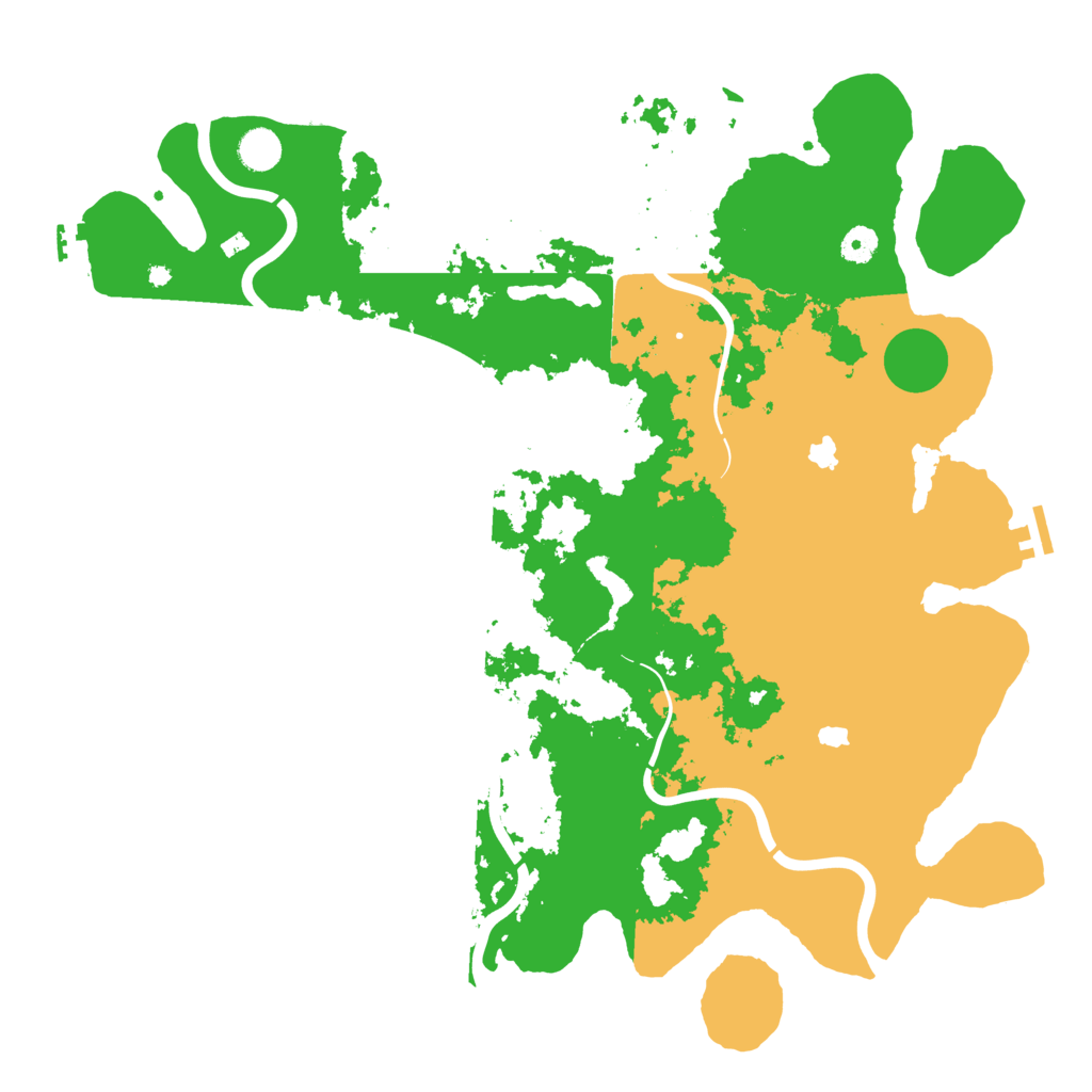 Biome Rust Map: Procedural Map, Size: 4500, Seed: 793277920