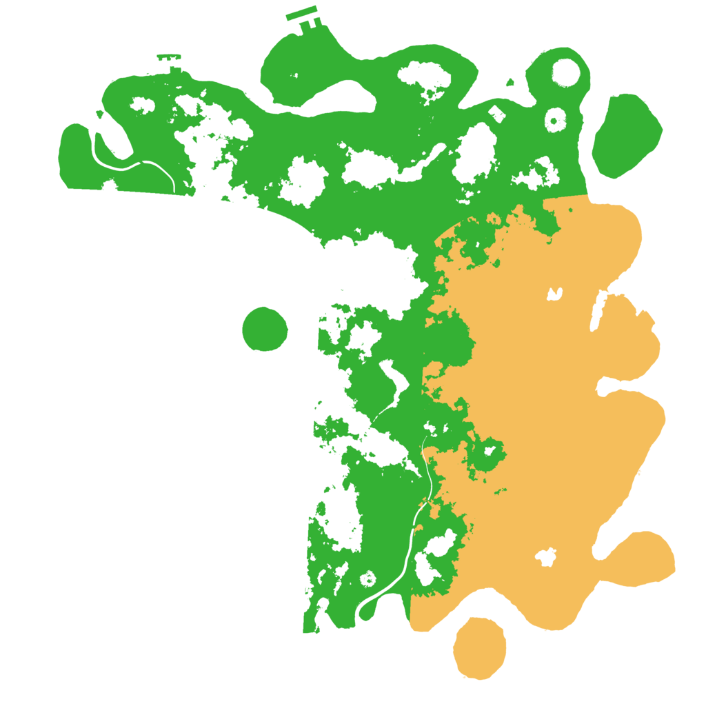 Biome Rust Map: Procedural Map, Size: 4500, Seed: 793277920