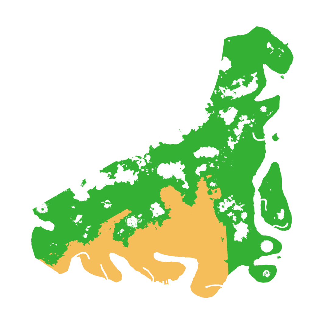 Biome Rust Map: Procedural Map, Size: 4500, Seed: 4600