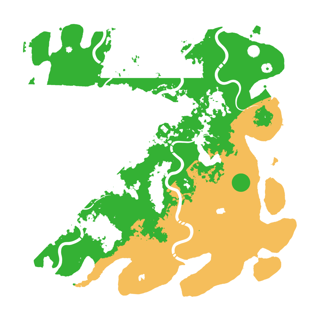 Biome Rust Map: Procedural Map, Size: 4500, Seed: 465587240