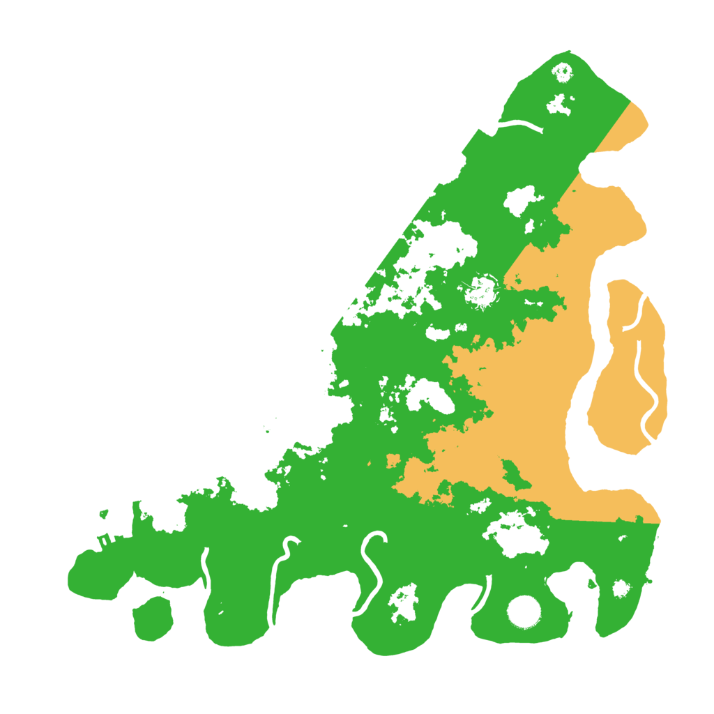 Biome Rust Map: Procedural Map, Size: 3800, Seed: 5777544