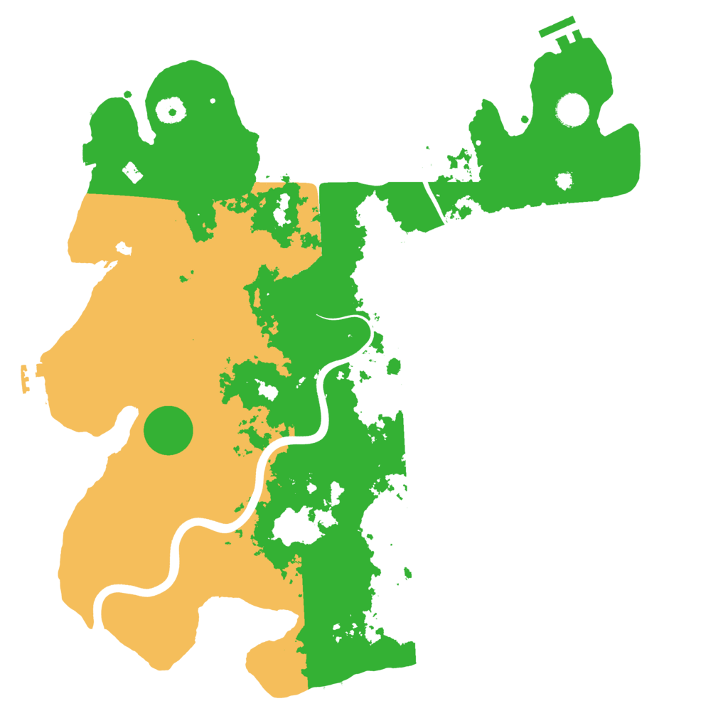 Biome Rust Map: Procedural Map, Size: 3900, Seed: 1363682873