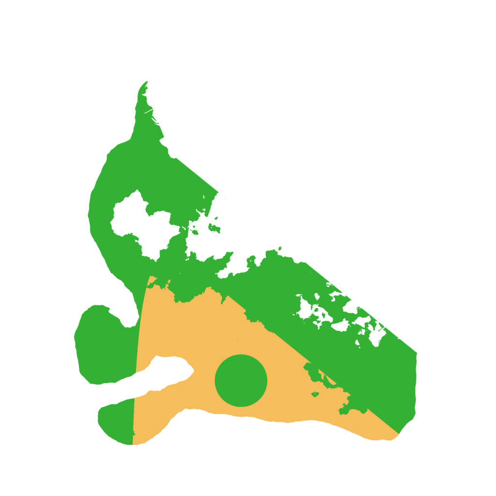 Biome Rust Map: Barren, Size: 2500, Seed: 2315865