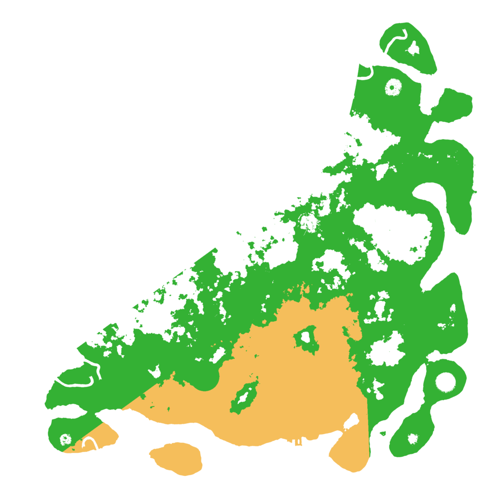 Biome Rust Map: Procedural Map, Size: 4500, Seed: 123456654