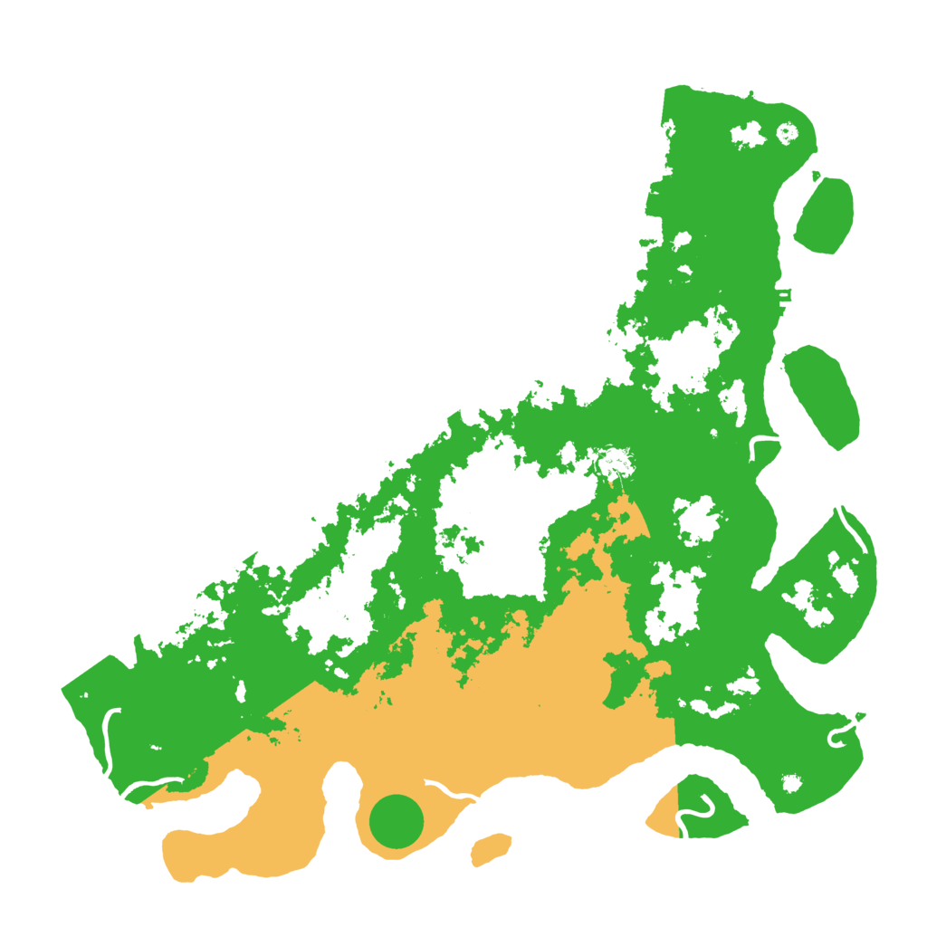 Biome Rust Map: Procedural Map, Size: 4500, Seed: 311983785