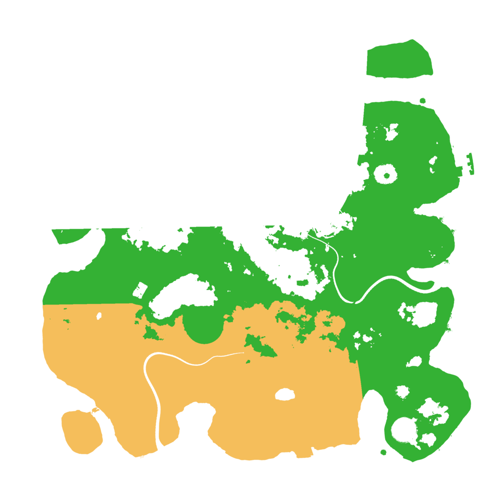 Biome Rust Map: Procedural Map, Size: 3500, Seed: 417241066
