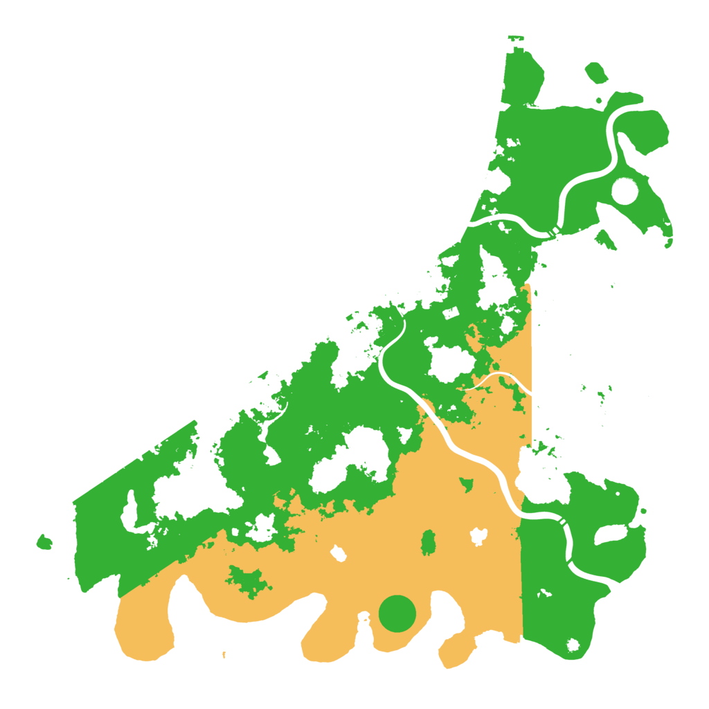 Biome Rust Map: Procedural Map, Size: 5000, Seed: 2971864