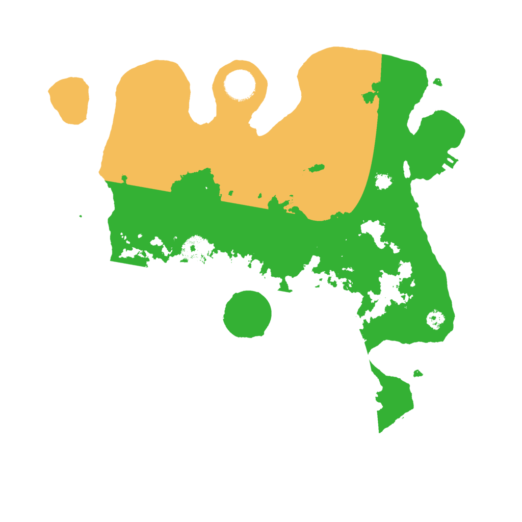 Biome Rust Map: Procedural Map, Size: 3000, Seed: 3222