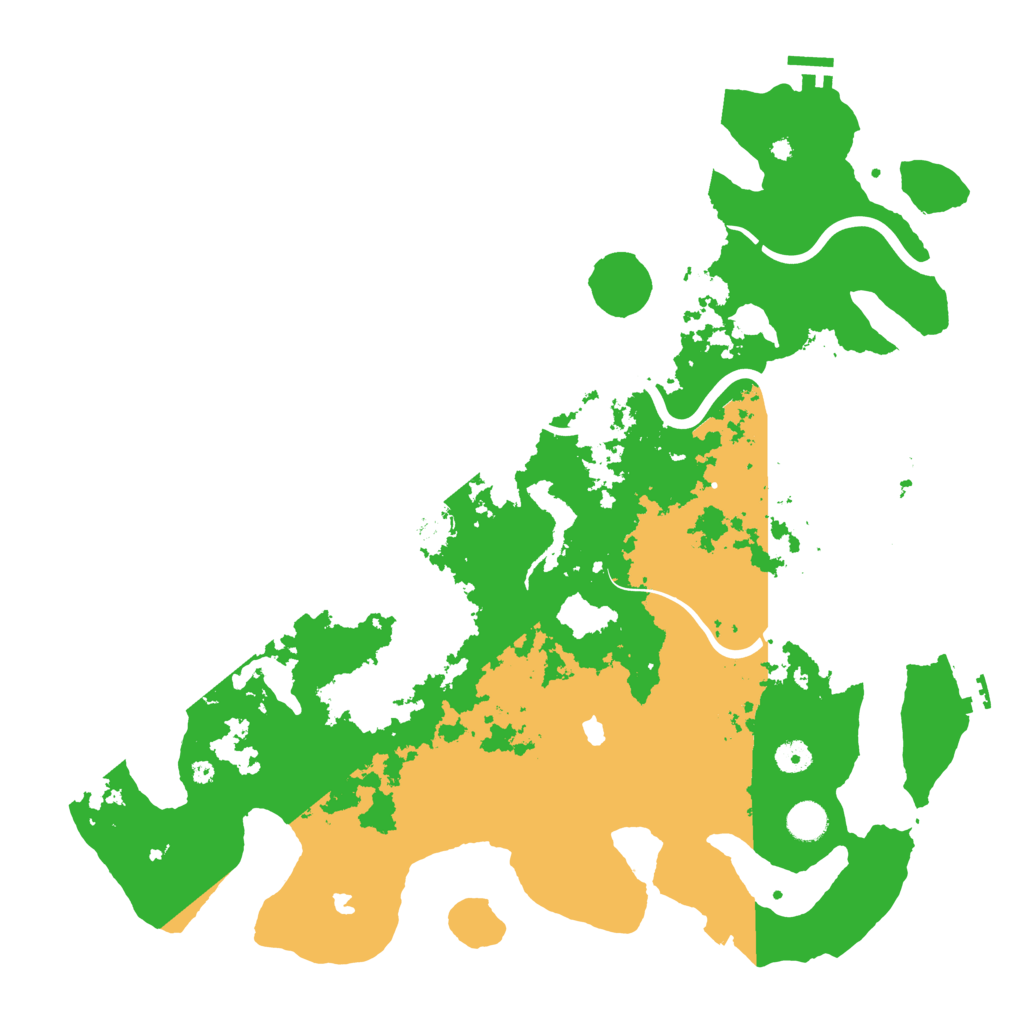 Biome Rust Map: Procedural Map, Size: 4500, Seed: 735352028