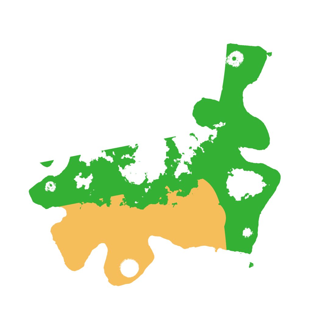 Biome Rust Map: Procedural Map, Size: 3000, Seed: 83595