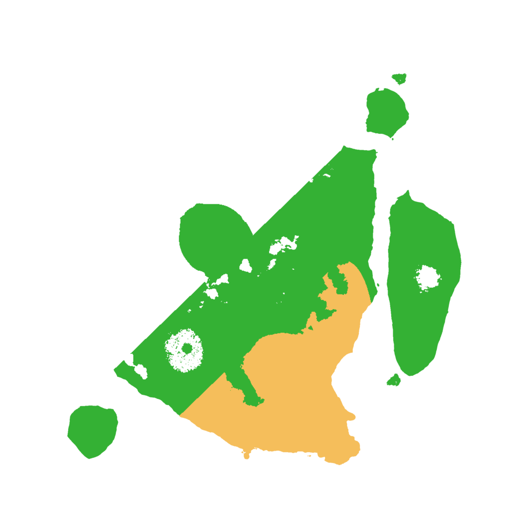 Biome Rust Map: Procedural Map, Size: 2000, Seed: 456465