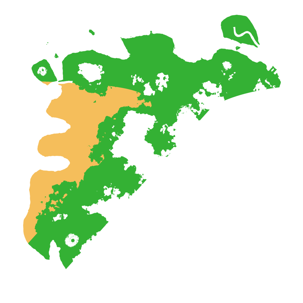Biome Rust Map: Procedural Map, Size: 3500, Seed: 939519376