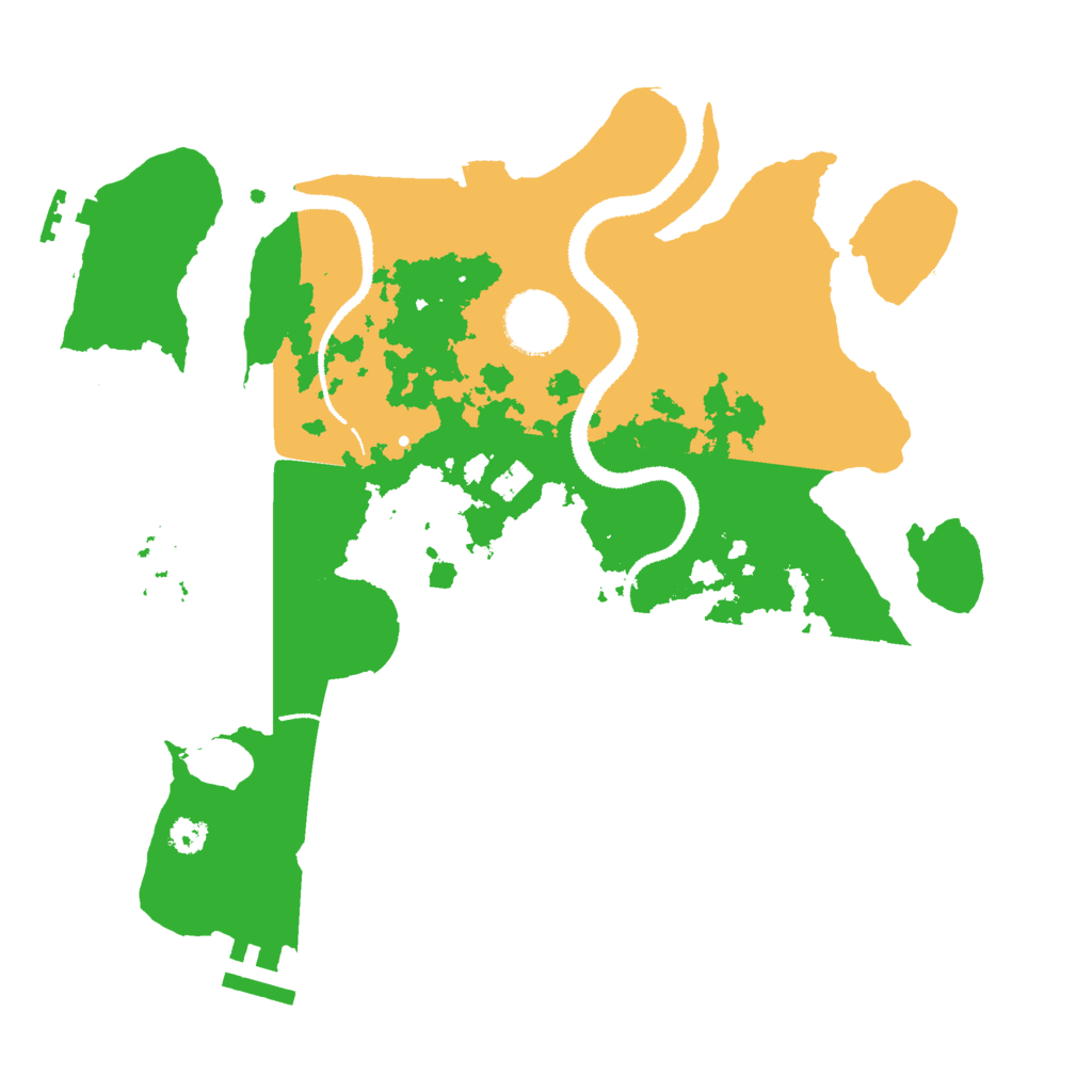 Biome Rust Map: Procedural Map, Size: 3000, Seed: 13355