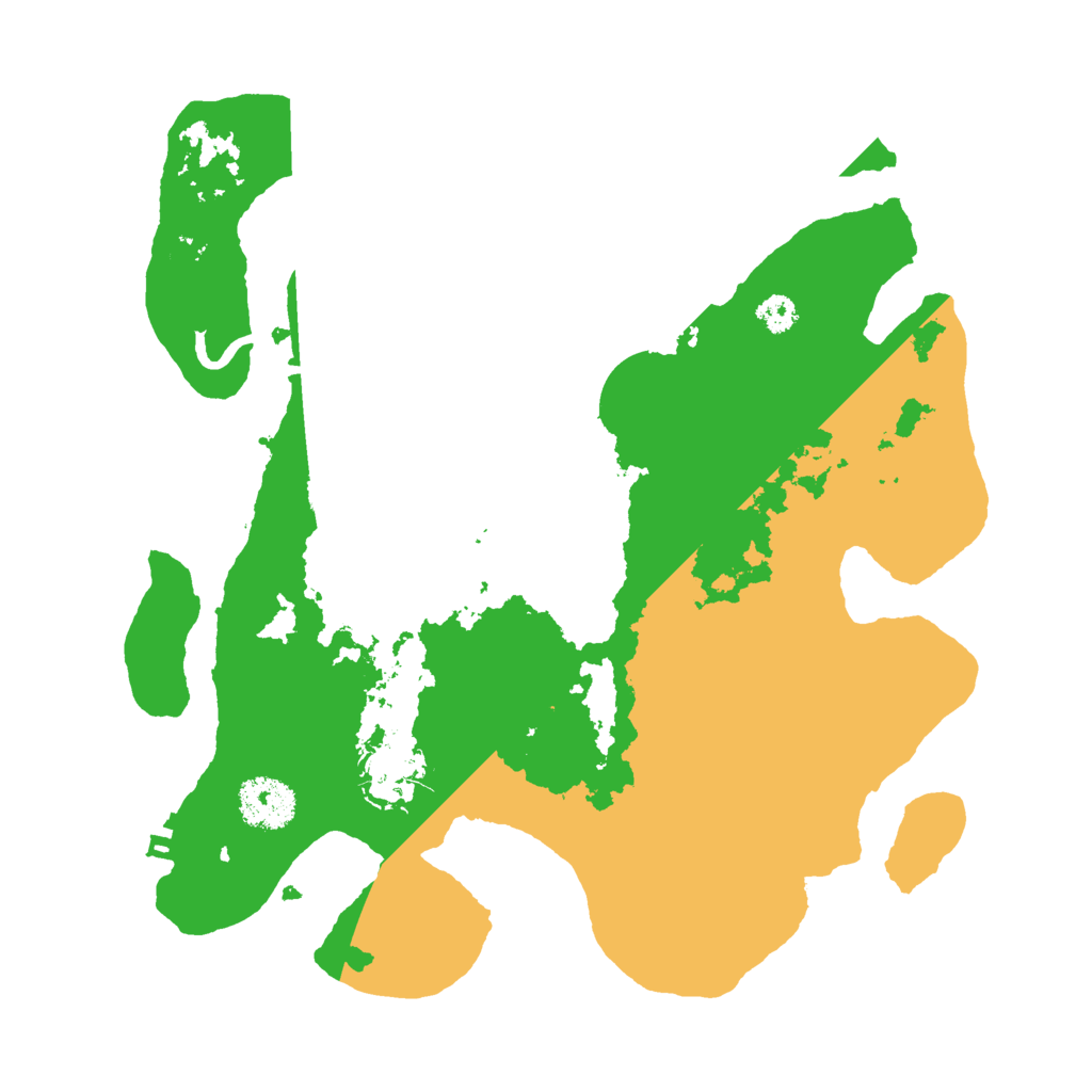 Biome Rust Map: Procedural Map, Size: 3000, Seed: 7305