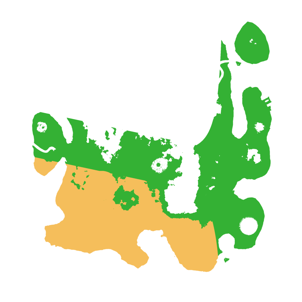 Biome Rust Map: Procedural Map, Size: 3000, Seed: 19166