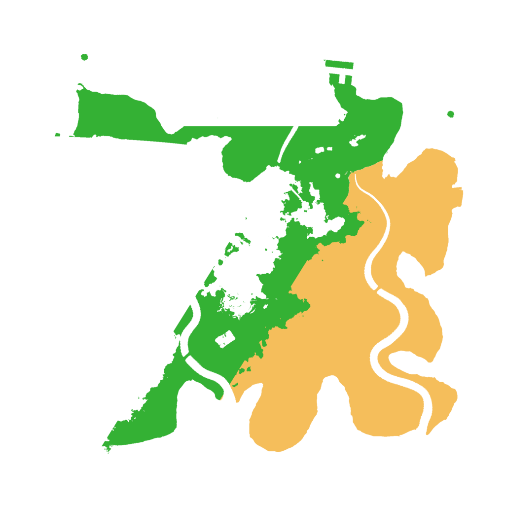 Biome Rust Map: Procedural Map, Size: 3000, Seed: 12473