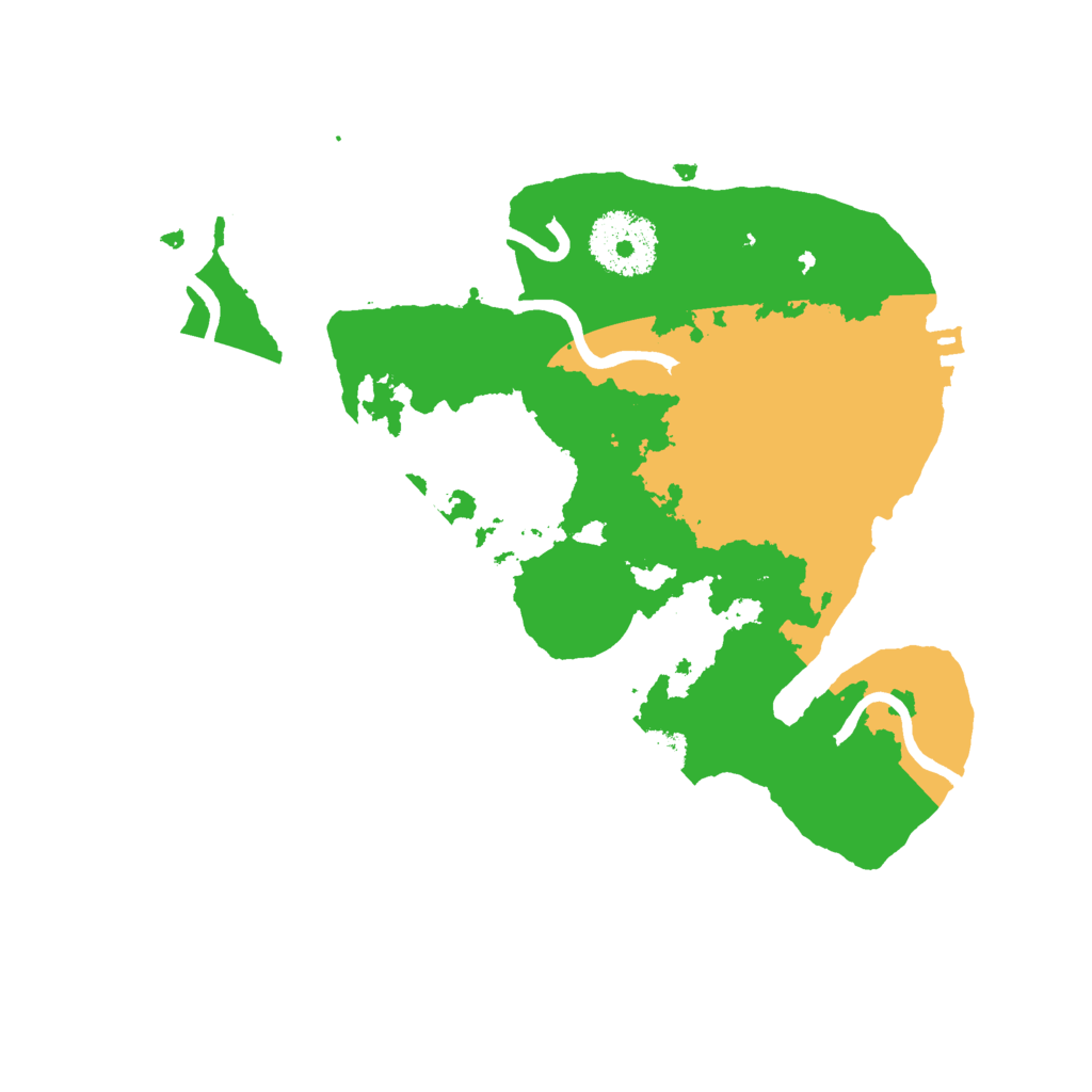 Biome Rust Map: Procedural Map, Size: 2500, Seed: 1462394096