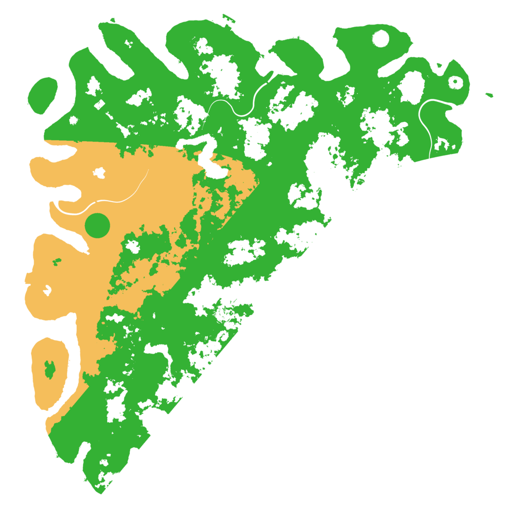 Biome Rust Map: Procedural Map, Size: 5500, Seed: 99999