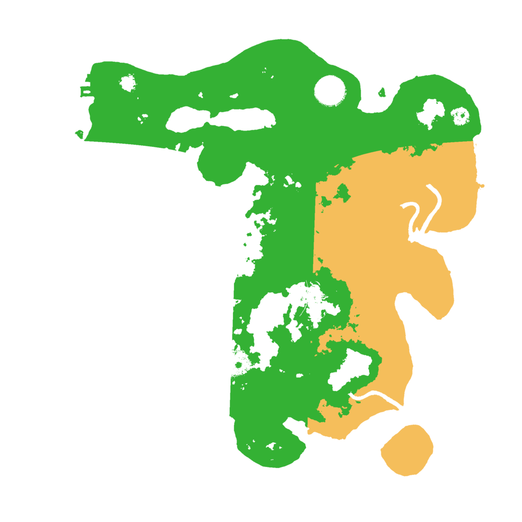 Biome Rust Map: Procedural Map, Size: 3000, Seed: 2775