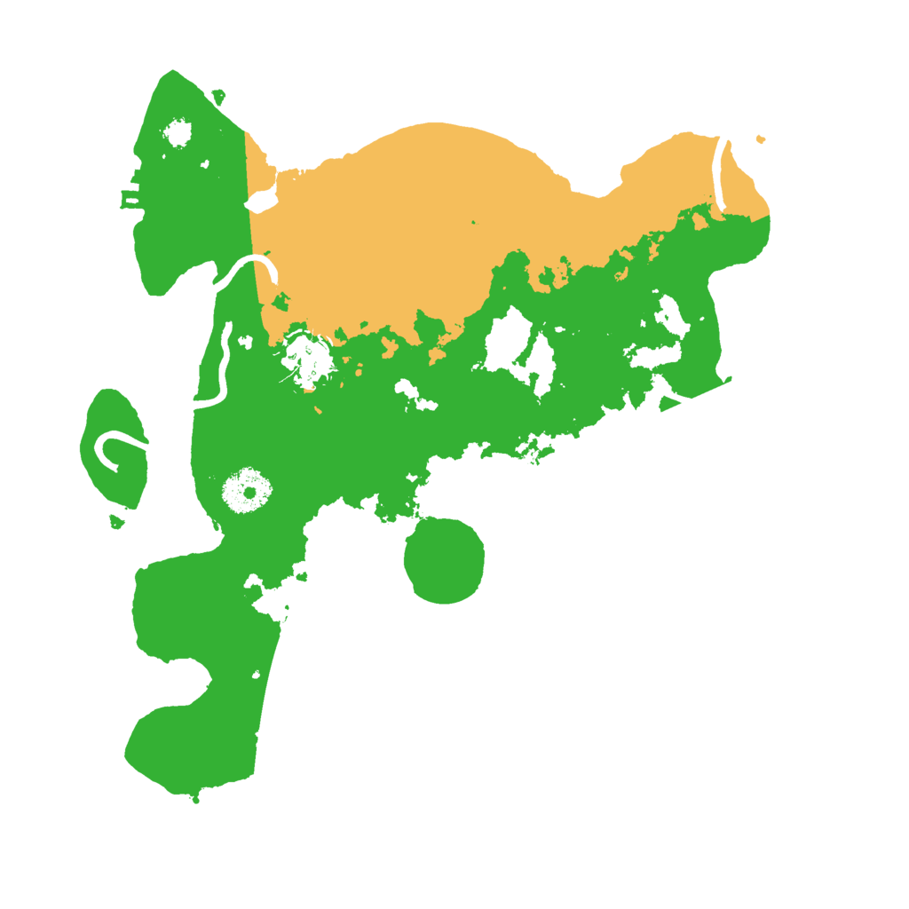 Biome Rust Map: Procedural Map, Size: 3000, Seed: 324266346