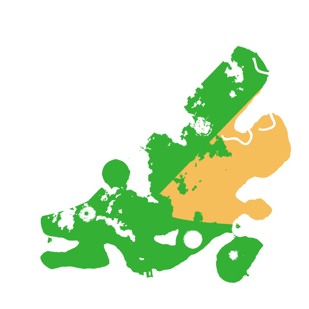 Biome Rust Map: Procedural Map, Size: 3000, Seed: 29691