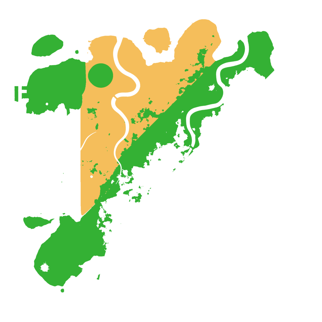 Biome Rust Map: Procedural Map, Size: 3500, Seed: 556732942