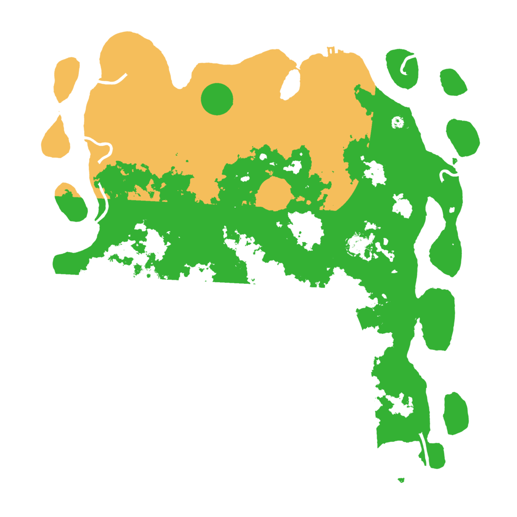 Biome Rust Map: Procedural Map, Size: 4250, Seed: 57392