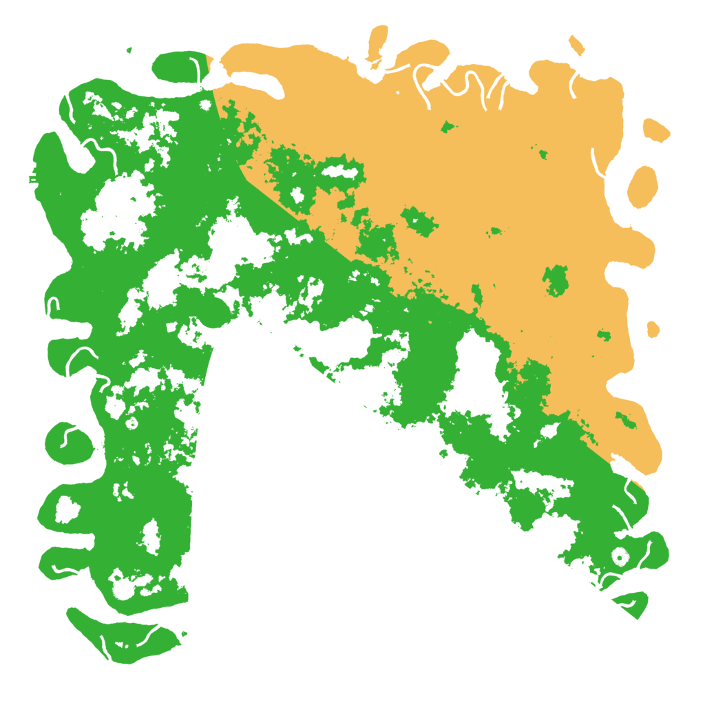 Biome Rust Map: Procedural Map, Size: 6000, Seed: 9182192