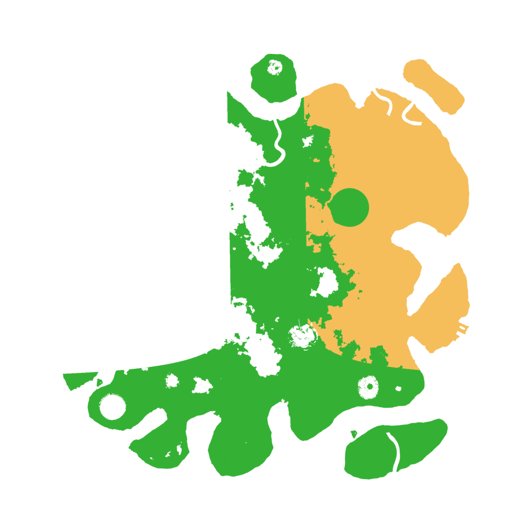 Biome Rust Map: Procedural Map, Size: 3500, Seed: 935347199