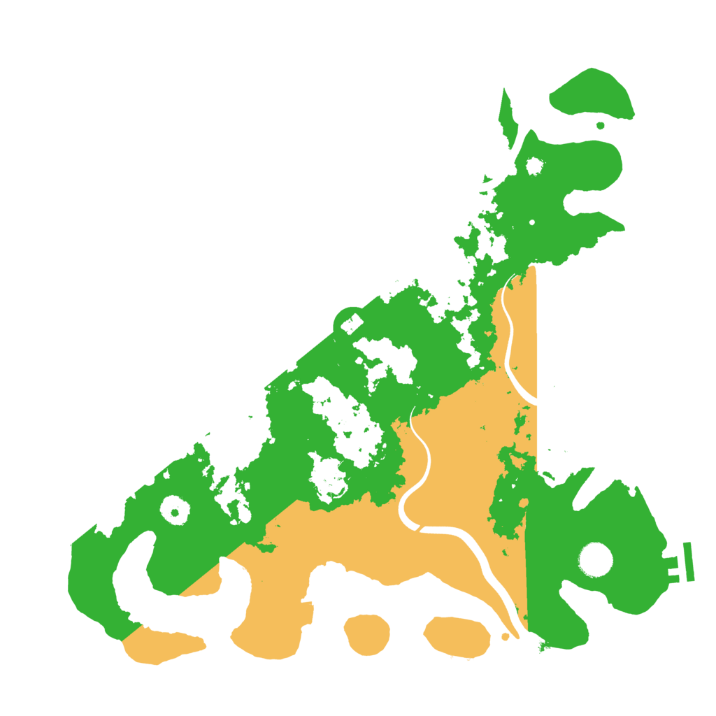 Biome Rust Map: Procedural Map, Size: 3700, Seed: 849617210