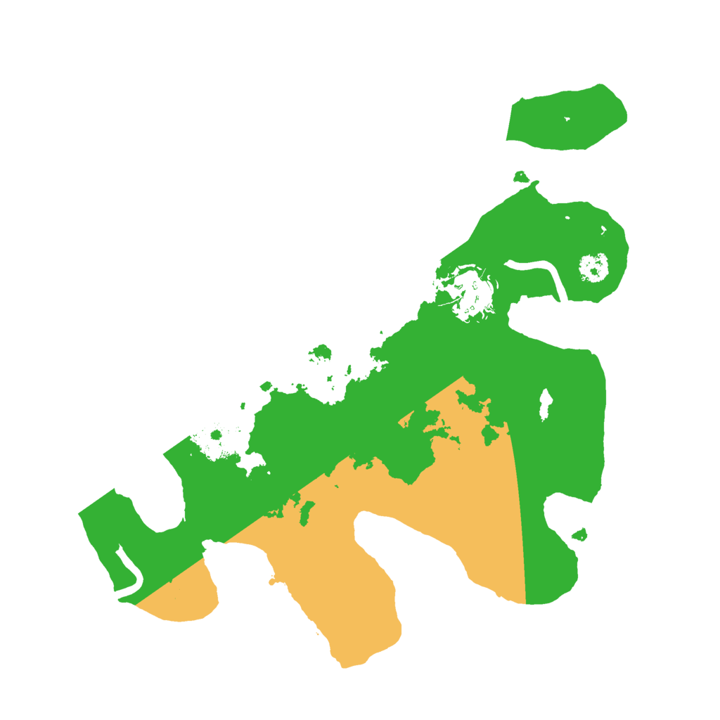 Biome Rust Map: Procedural Map, Size: 2500, Seed: 17524