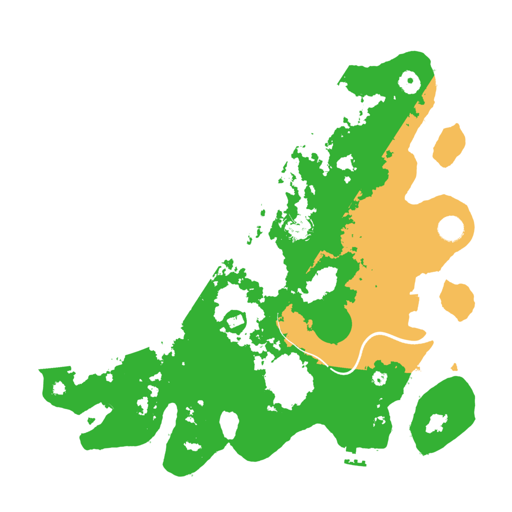 Biome Rust Map: Procedural Map, Size: 3500, Seed: 806822814