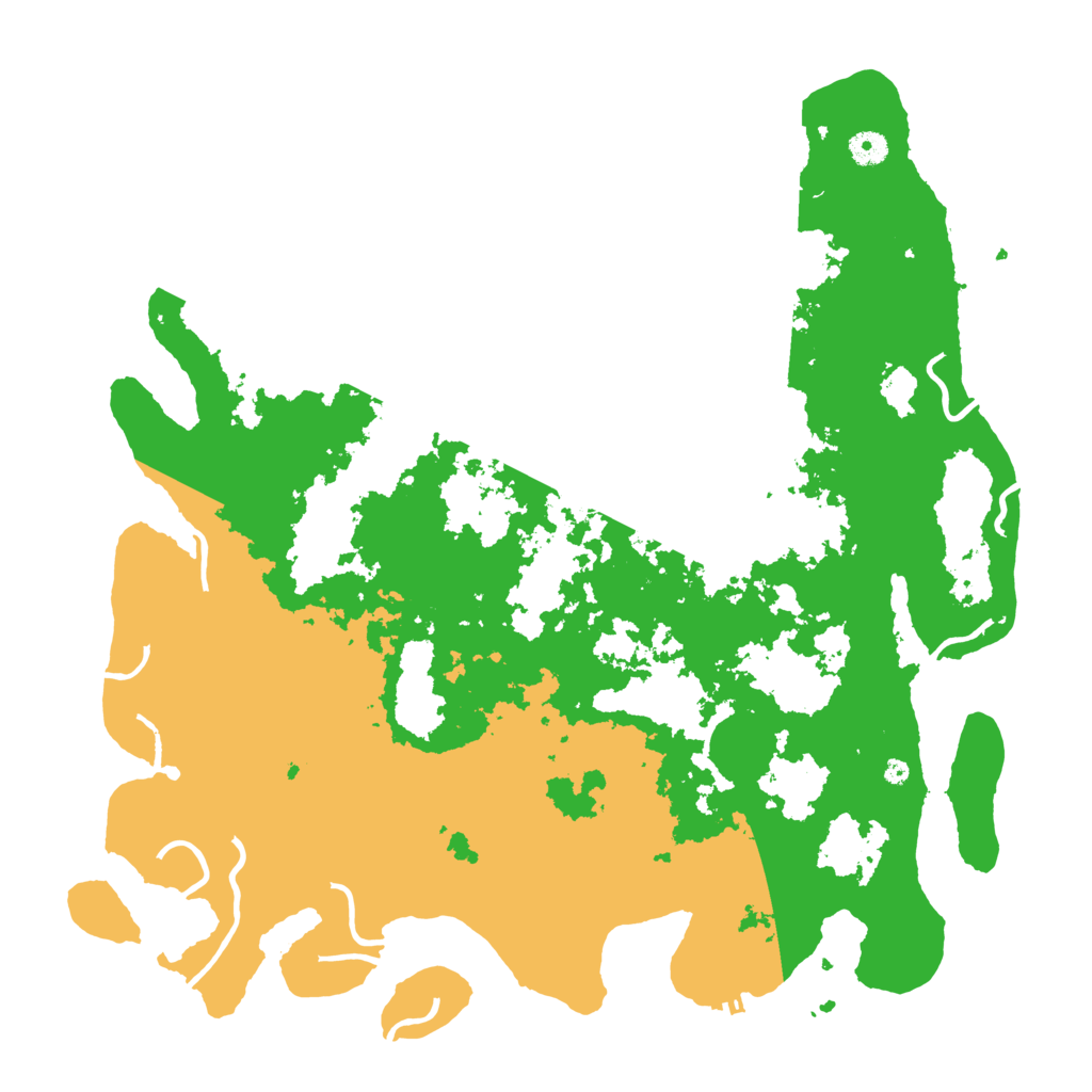 Biome Rust Map: Procedural Map, Size: 4500, Seed: 267530131