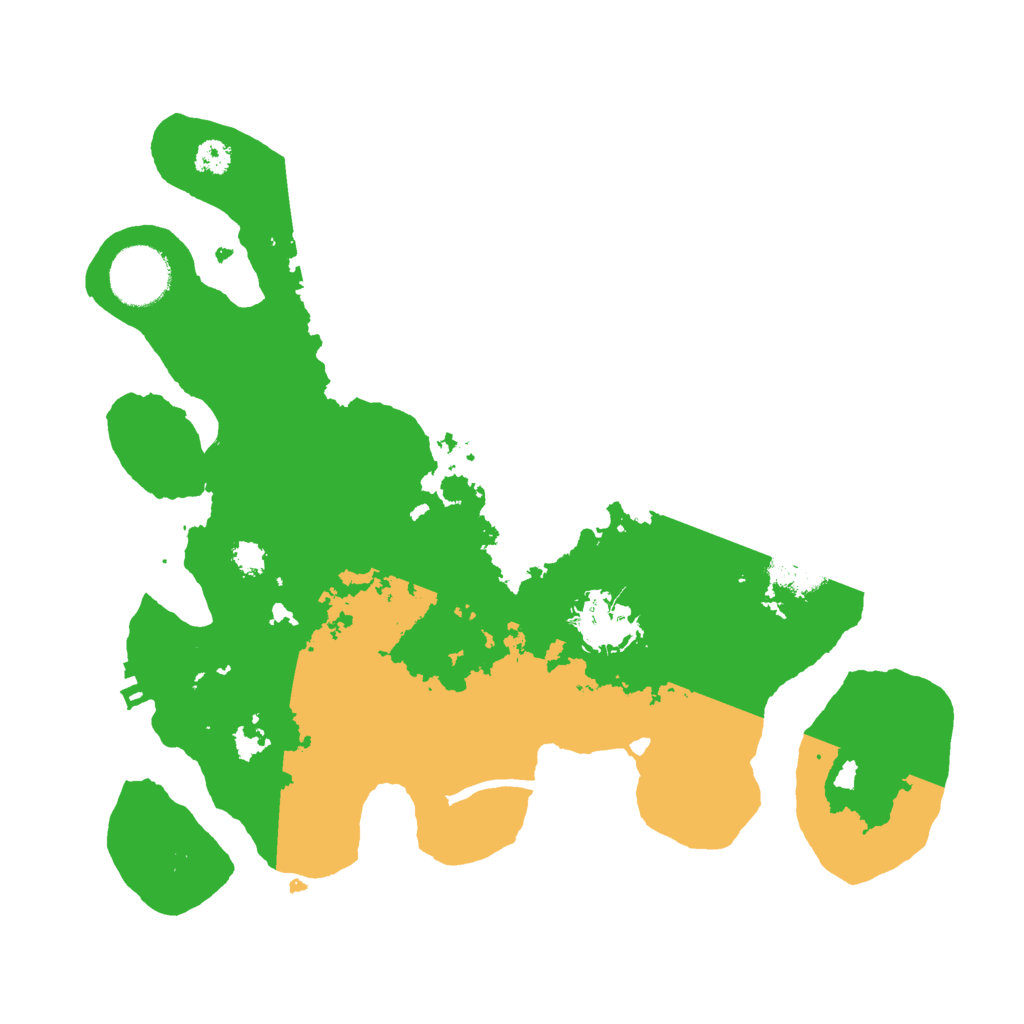 Biome Rust Map: Procedural Map, Size: 3000, Seed: 14258