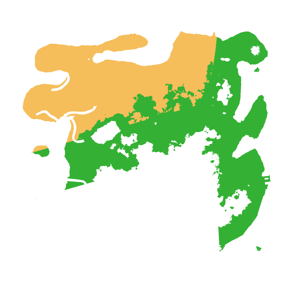 Biome Rust Map: Procedural Map, Size: 3000, Seed: 1357901887