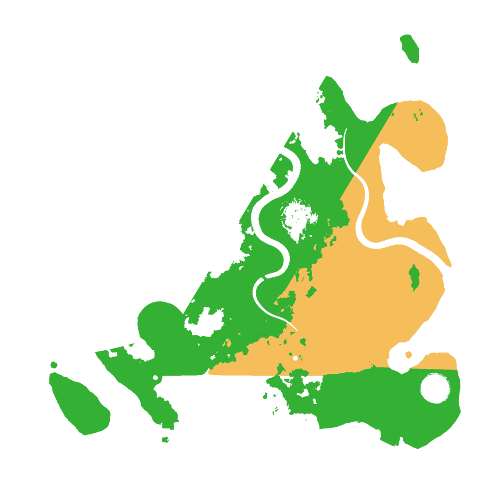 Biome Rust Map: Procedural Map, Size: 3000, Seed: 7744