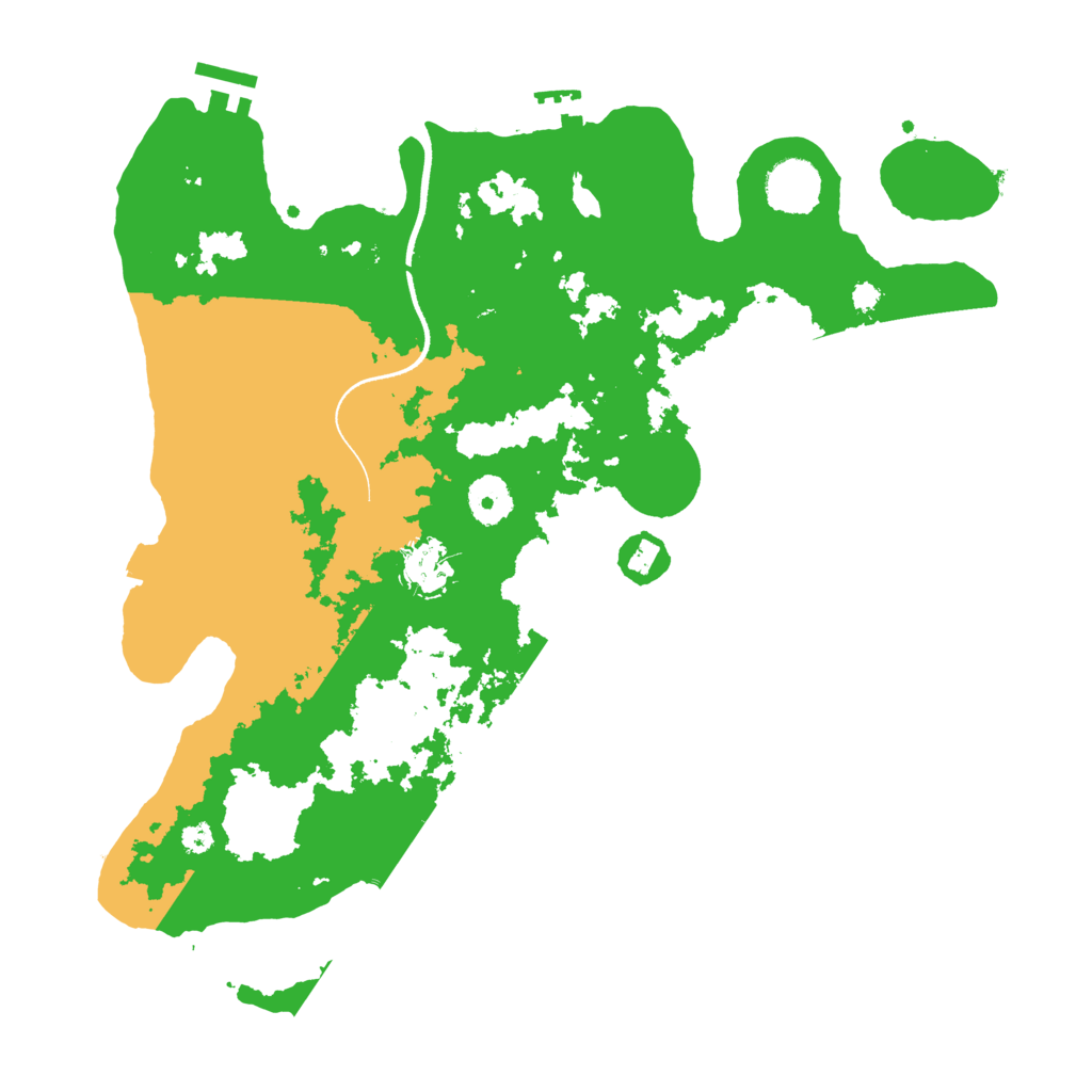 Biome Rust Map: Procedural Map, Size: 3550, Seed: 94124