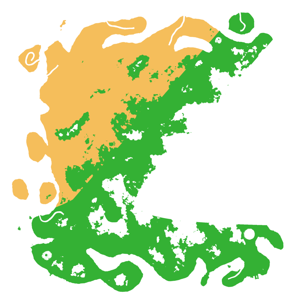 Biome Rust Map: Procedural Map, Size: 5000, Seed: 1636146165