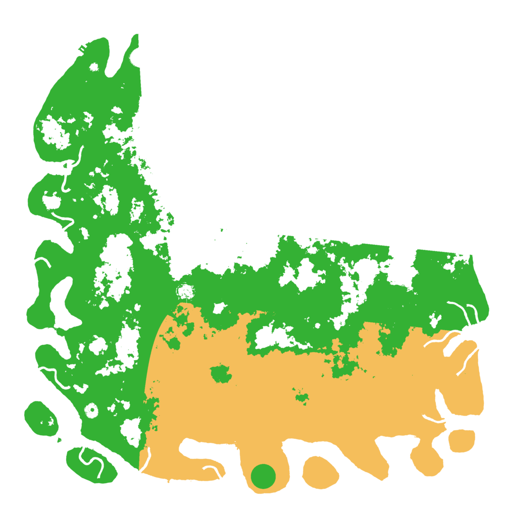 Biome Rust Map: Procedural Map, Size: 5500, Seed: 629374